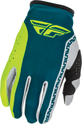 Guantes Fly Lite Gris/Lima/Teal Niño